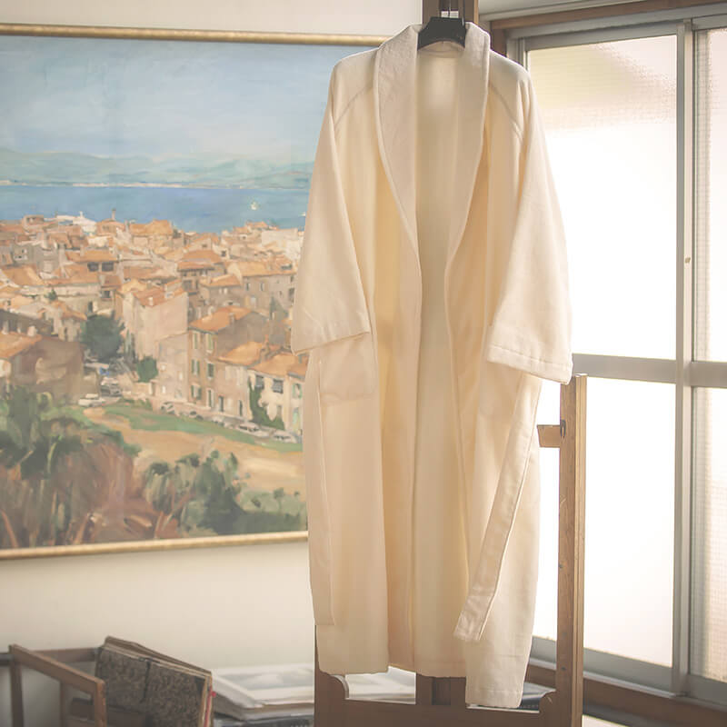 ママへのバスローブ