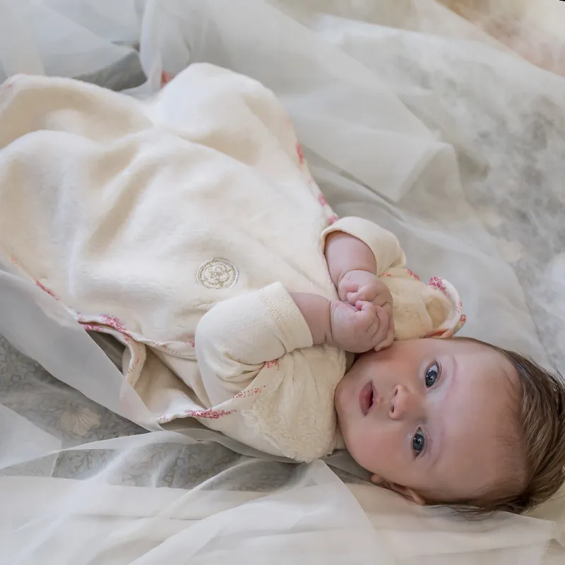 ふわふわボアスリーパー レッド