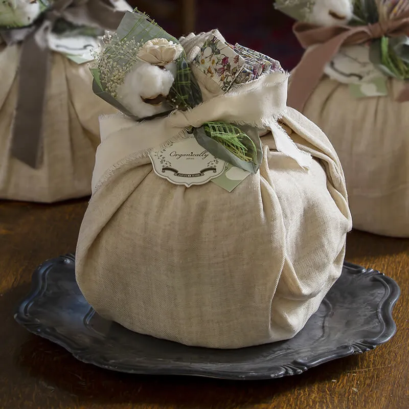 マルチおくるみのおむつケーキ(Wild White)