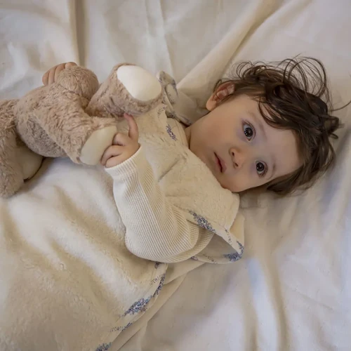 ふわふわボアスリーパー (ブルー)