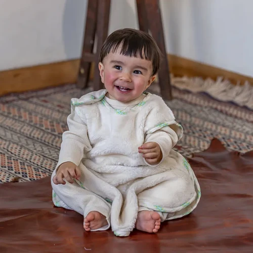 ふんわりボアスリーパー (グリーン)