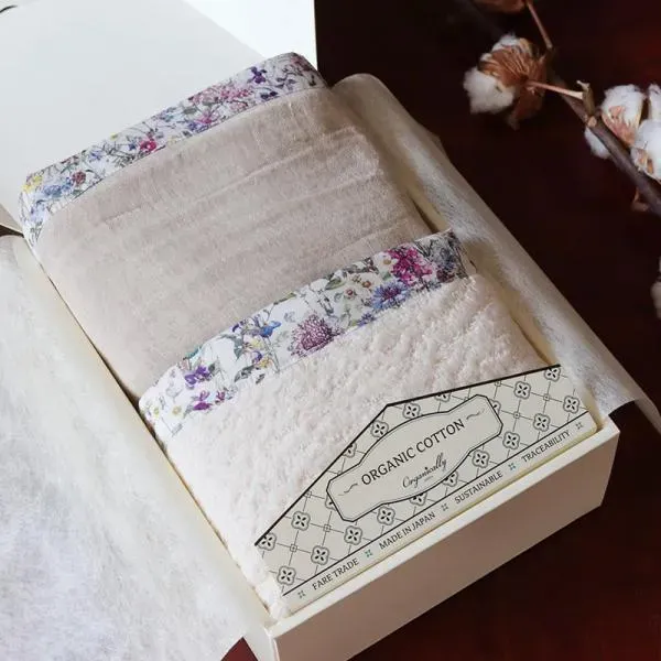 3位 マリンボーダー バスローブ（名入れ対応）